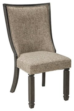 Ashley Furniture - TYLER CREEK UPH BACK SIDE CHAIR - Beige Fabric|Wood - Chairs - Additional View 2