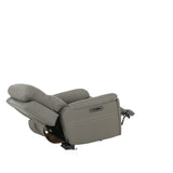 Cannock Leather Power Recliner - Steel - Additional View 1
