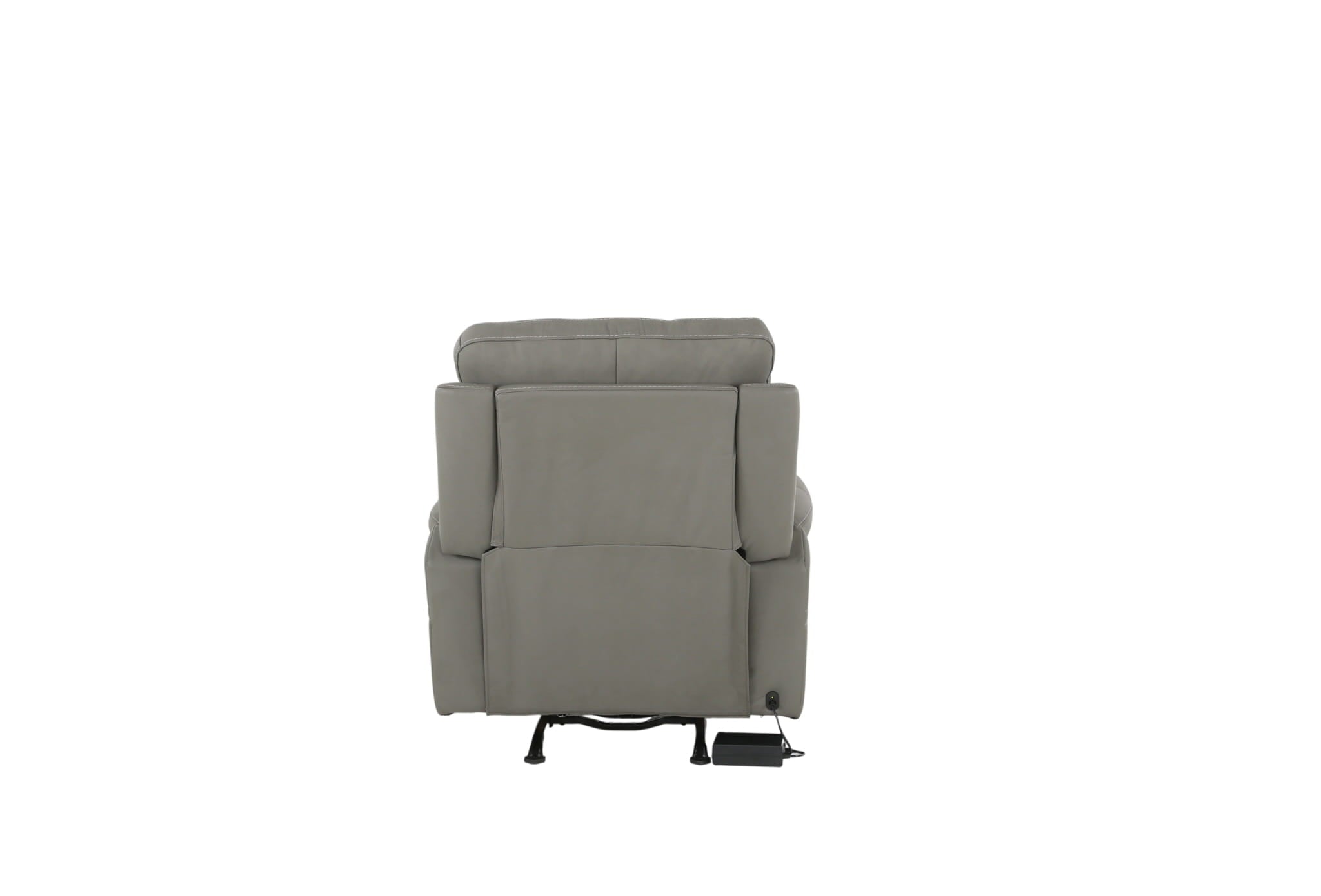 Cannock Leather Power Recliner - Steel - Additional View 2