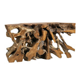 Teak Root Console Table