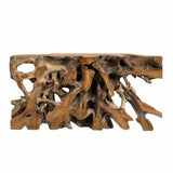 Teak Root Console Table