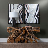 Teak Root Console Table