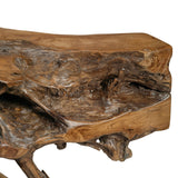 Teak Root Console Table