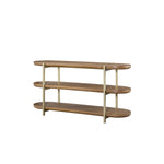 Bernards - ELURE BRIDGES CONSOLE TABLE - Light Brown Wood - Tables
