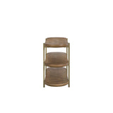 Bernards - ELURE BRIDGES CONSOLE TABLE - Light Brown Wood - Tables - Additional View 3