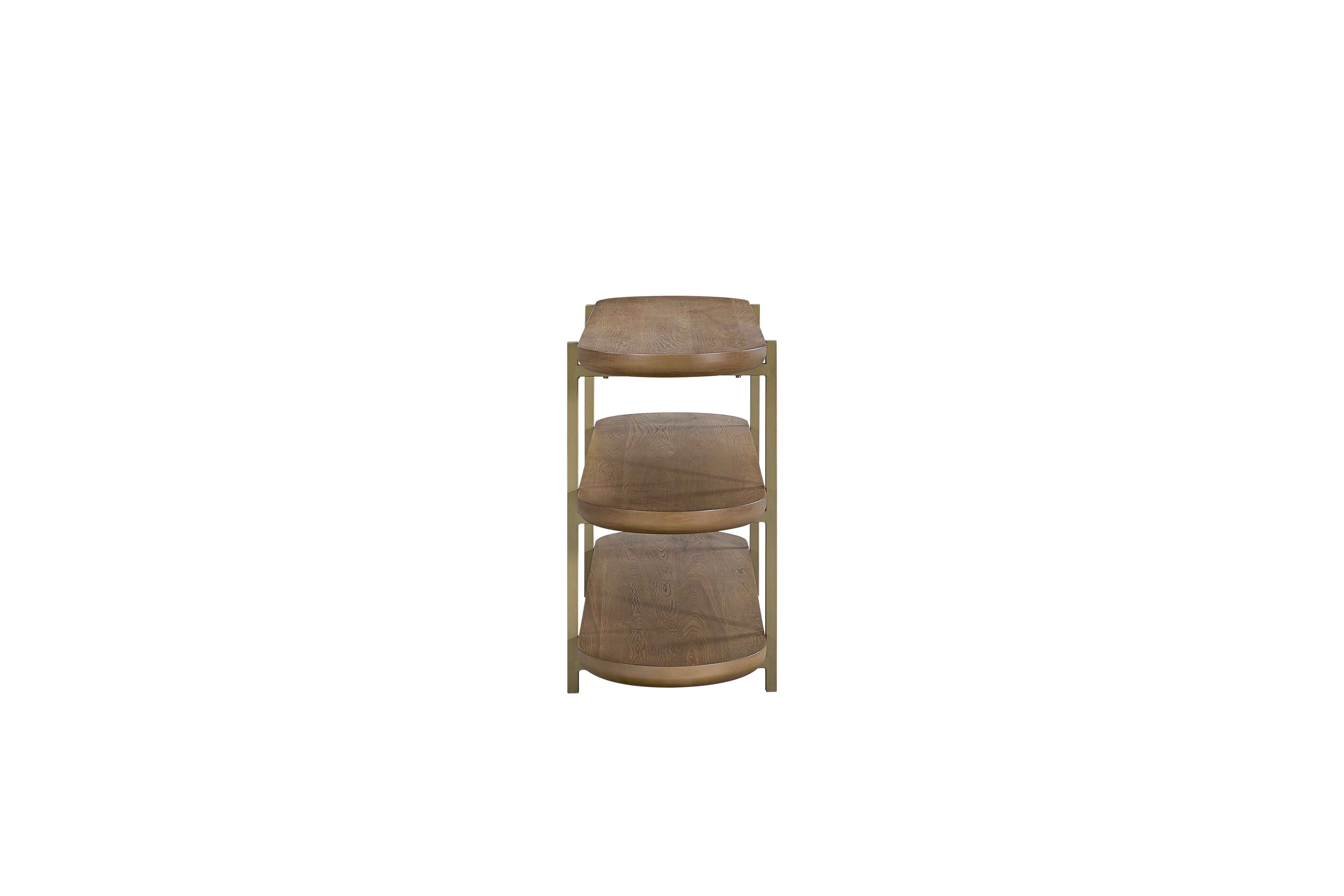Bernards - ELURE BRIDGES CONSOLE TABLE - Light Brown Wood - Tables - Additional View 3