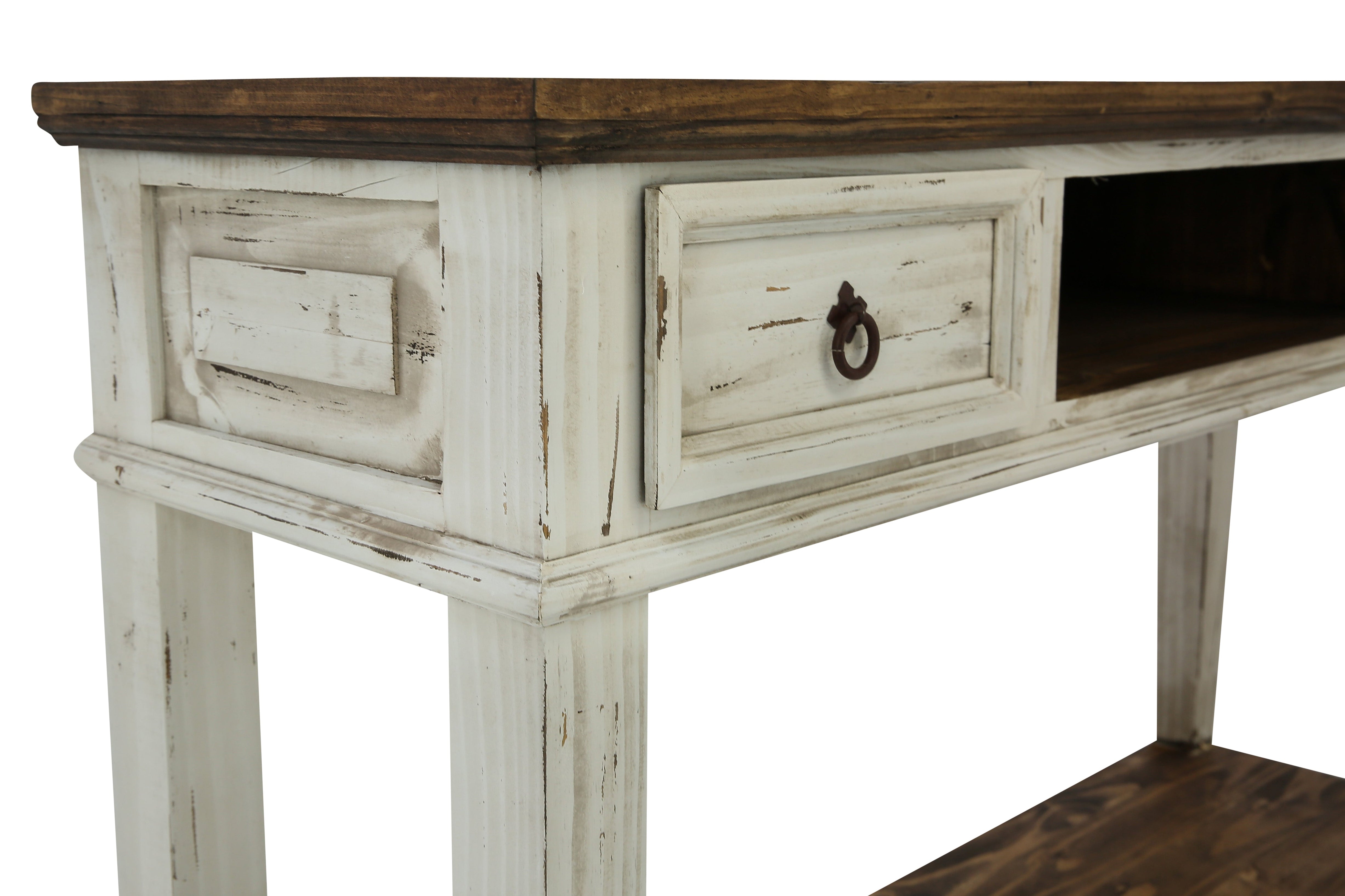 Lawman Console Table - White - Additional View 2