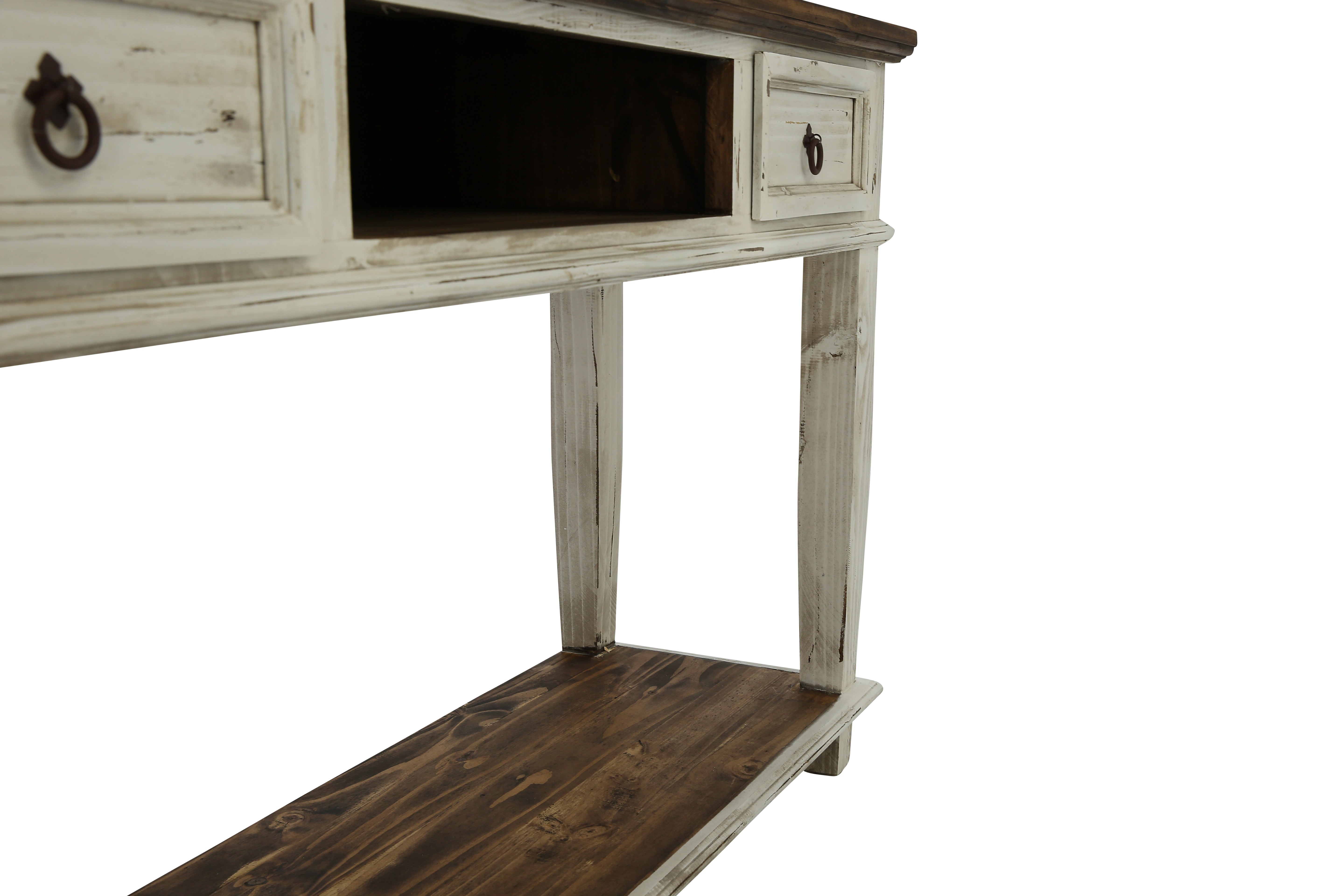 Lawman Console Table - White - Additional View 3