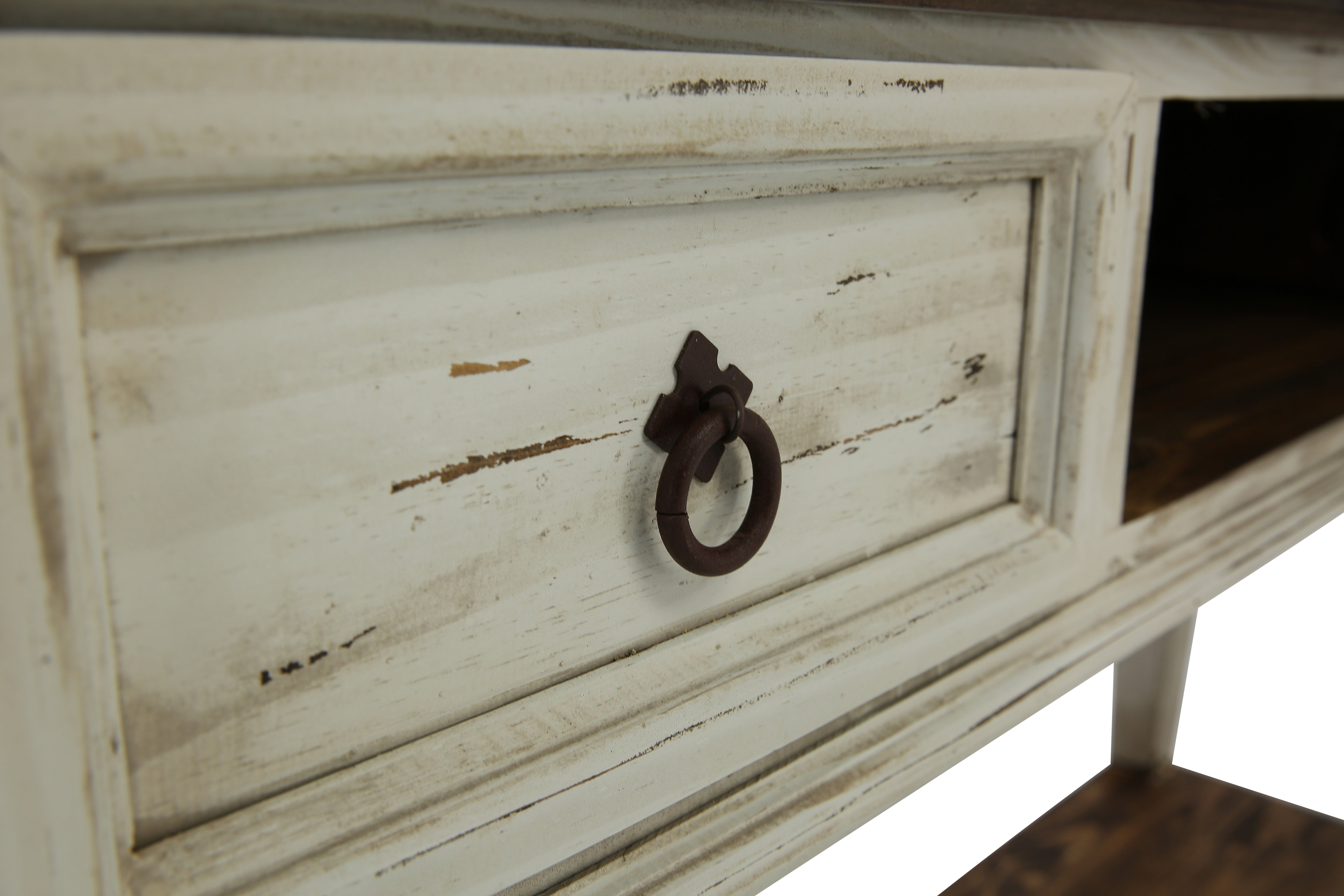 Lawman Console Table - White - Additional View 4