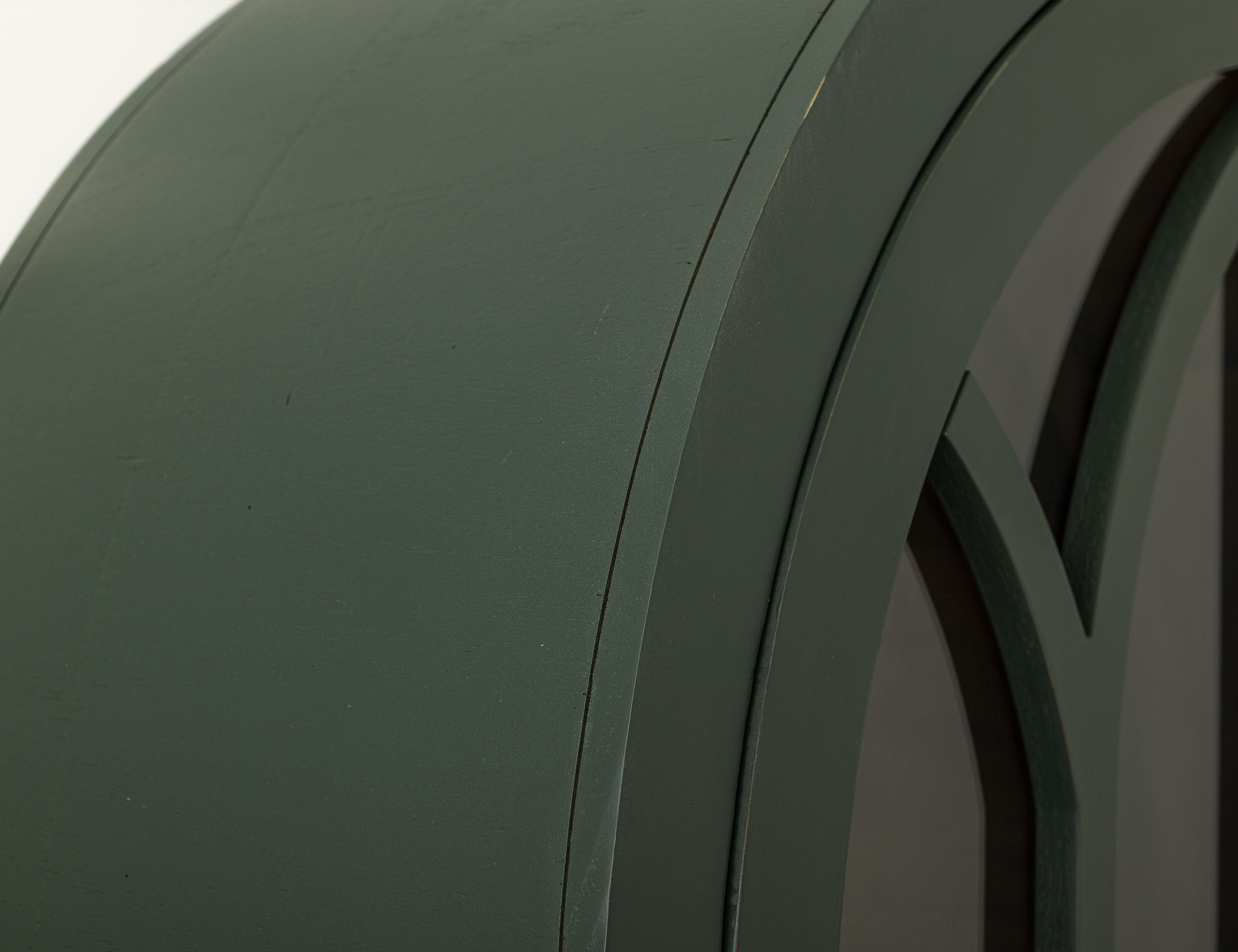 International Furniture Direct - OBSIDIAN GREEN CABINET - Dark Green Wood - Cabinets - Additional View 8