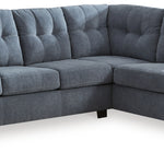 Ashley Furniture - Marrelton 2 Piece Sectional - Denim - Blue Fabric - Sectionals