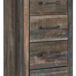 Ashley Furniture - Drystan Narrow Chest - Brown - Beige Wood - Chests