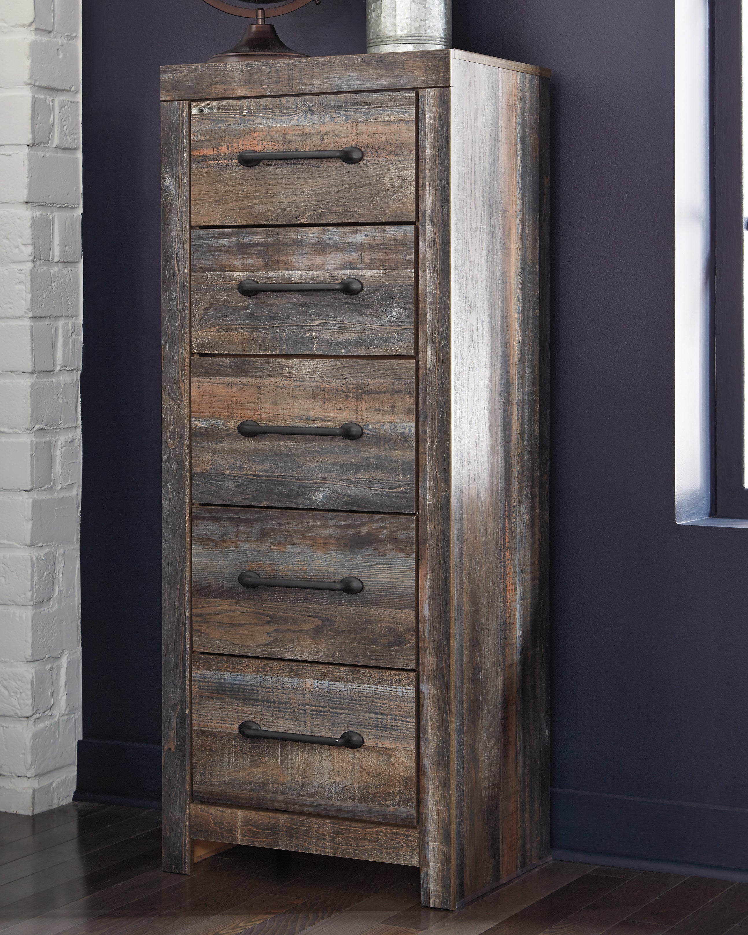 Ashley Furniture - Drystan Narrow Chest - Brown - Beige Wood - Chests - Additional View 1
