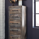Ashley Furniture - Drystan Narrow Chest - Brown - Beige Wood - Chests - Additional View 5