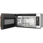 CAFE MATTE WHITE OVER-THE-RANGE MICROWAVE OVEN - White|Black - Microwaves - Additional View 1