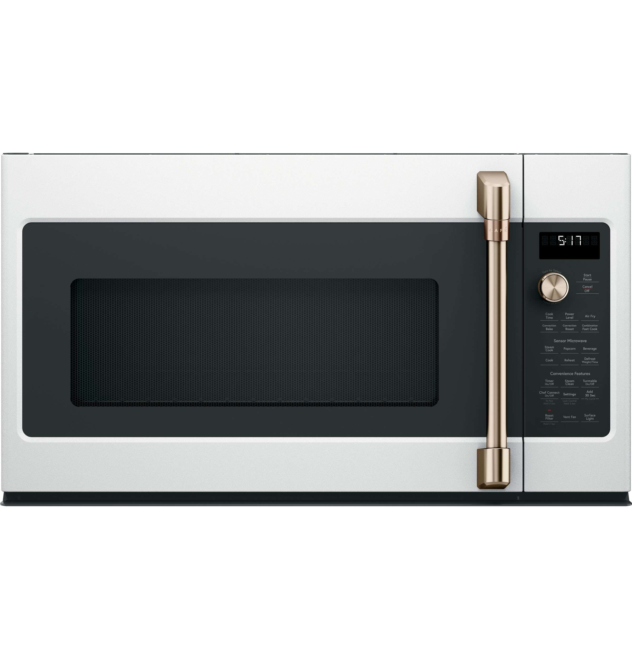CAFE MATTE WHITE OVER-THE-RANGE MICROWAVE OVEN - White|Black - Microwaves - Additional View 3