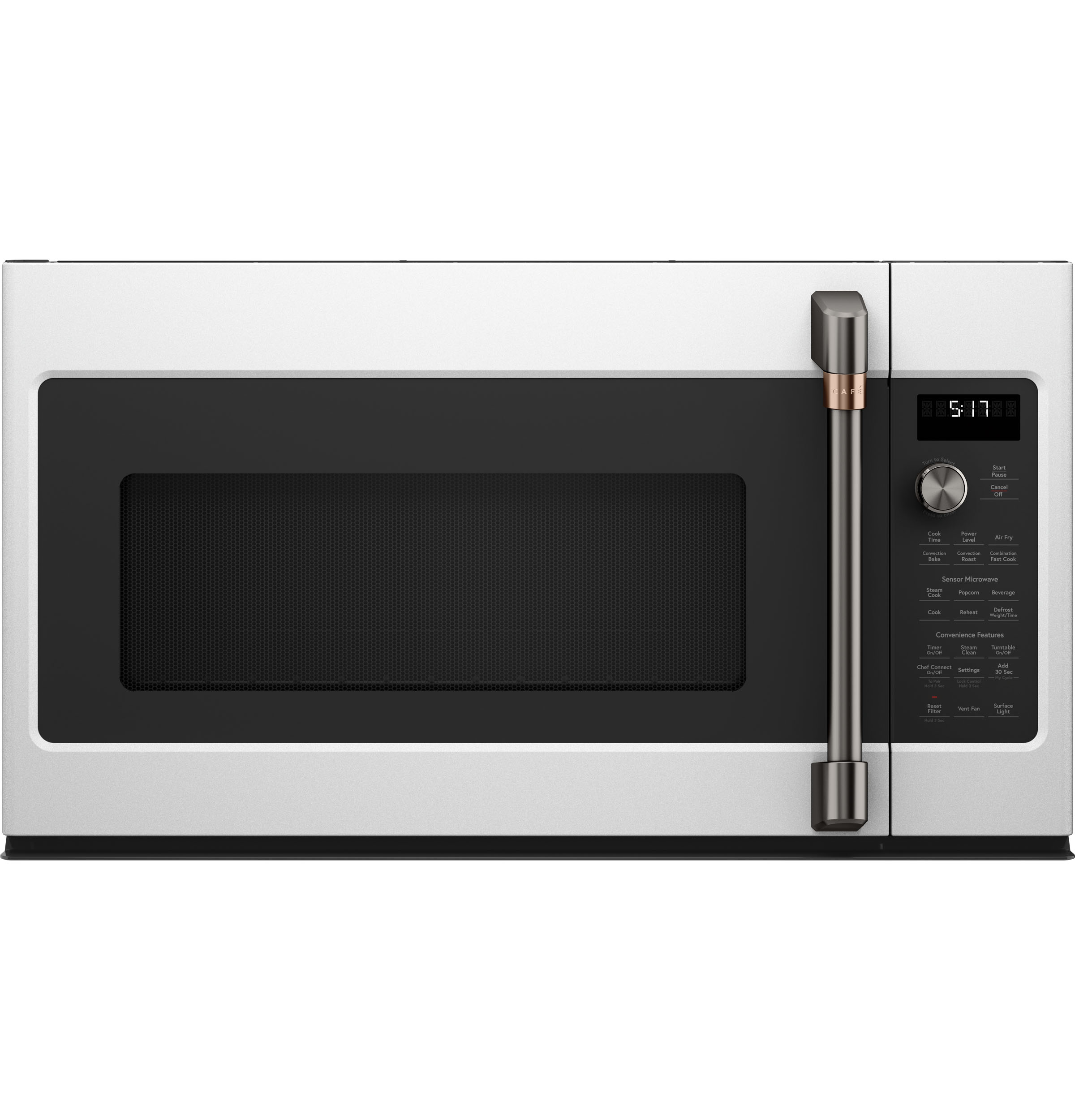 CAFE MATTE WHITE OVER-THE-RANGE MICROWAVE OVEN - White|Black - Microwaves - Additional View 4