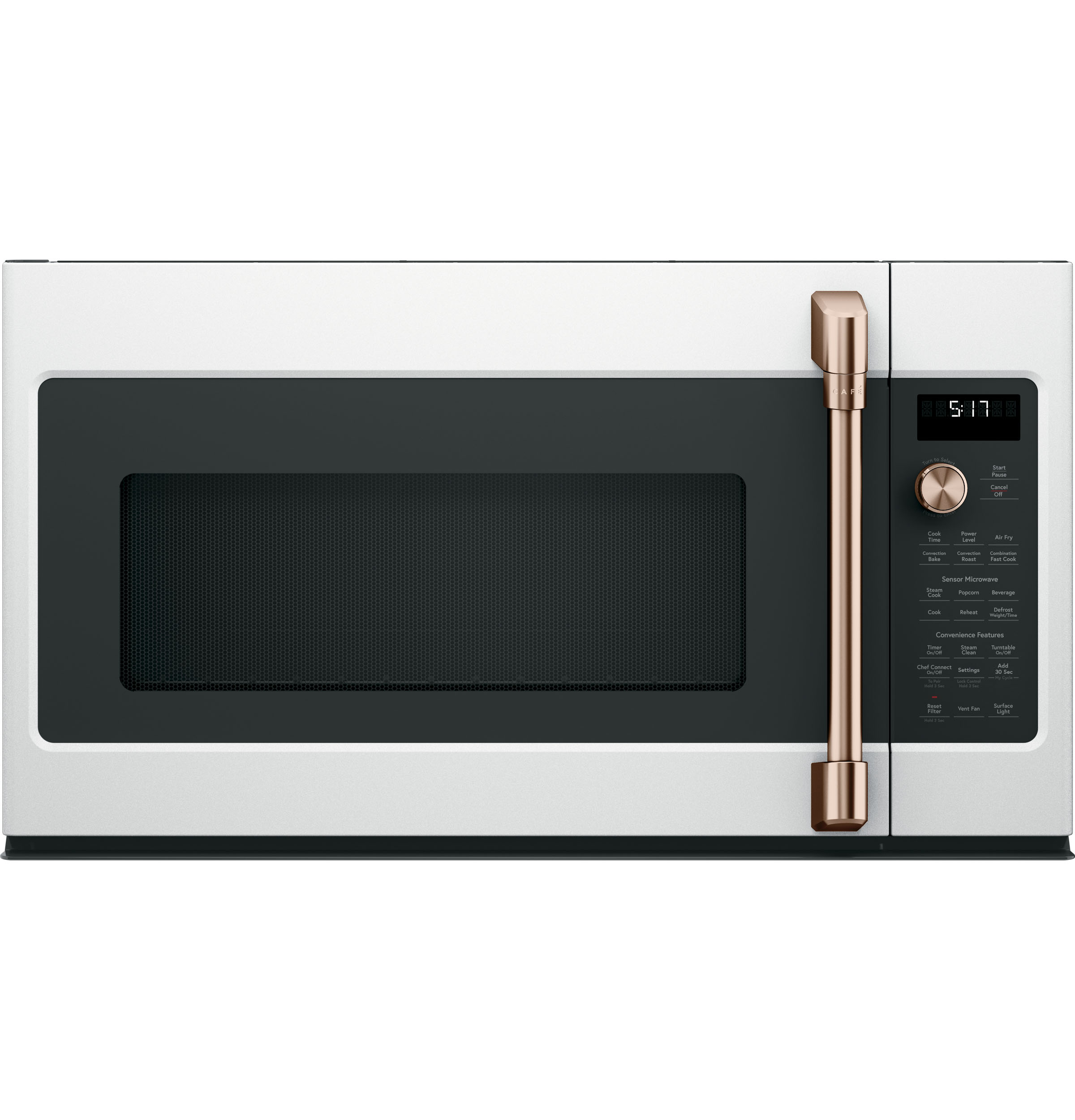 CAFE MATTE WHITE OVER-THE-RANGE MICROWAVE OVEN - White|Black - Microwaves - Additional View 5