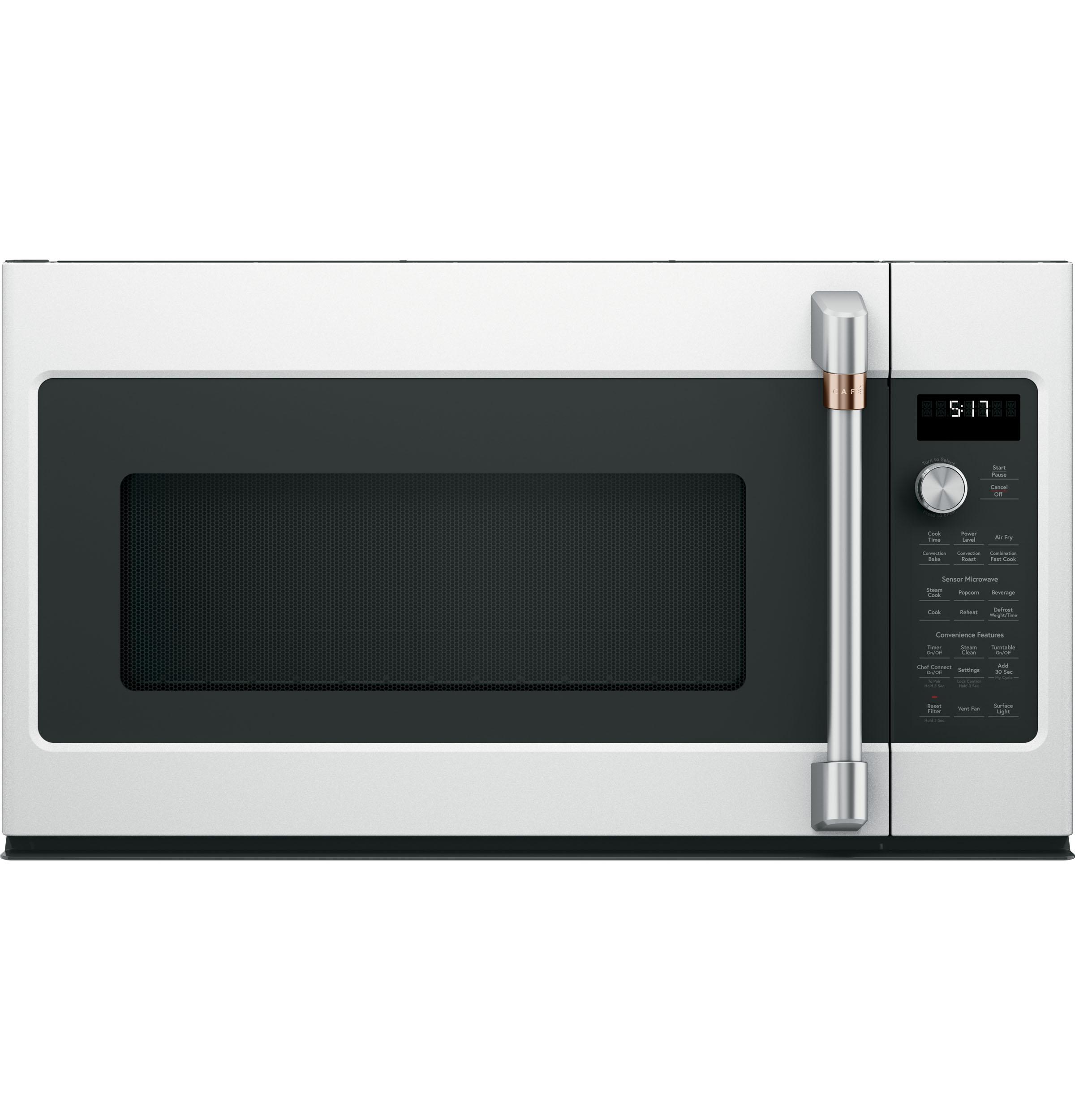 CAFE MATTE WHITE OVER-THE-RANGE MICROWAVE OVEN - White|Black - Microwaves - Additional View 6
