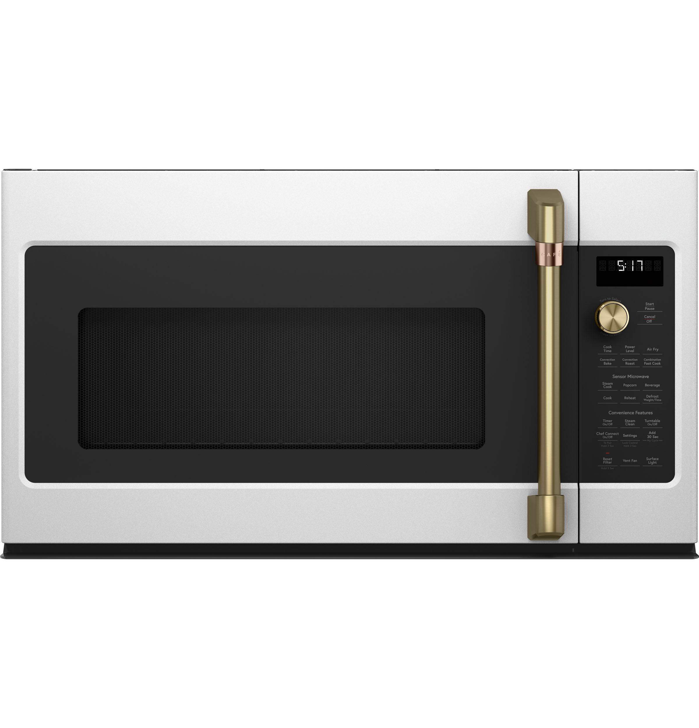 CAFE MATTE WHITE OVER-THE-RANGE MICROWAVE OVEN - White|Black - Microwaves - Additional View 7