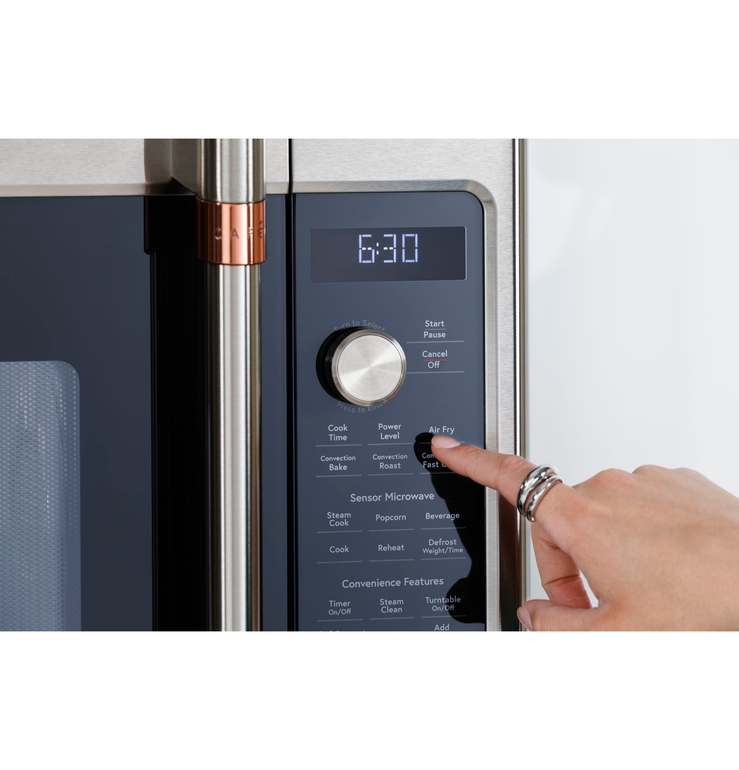 CAFE MATTE WHITE OVER-THE-RANGE MICROWAVE OVEN - White|Black - Microwaves - Additional View 9