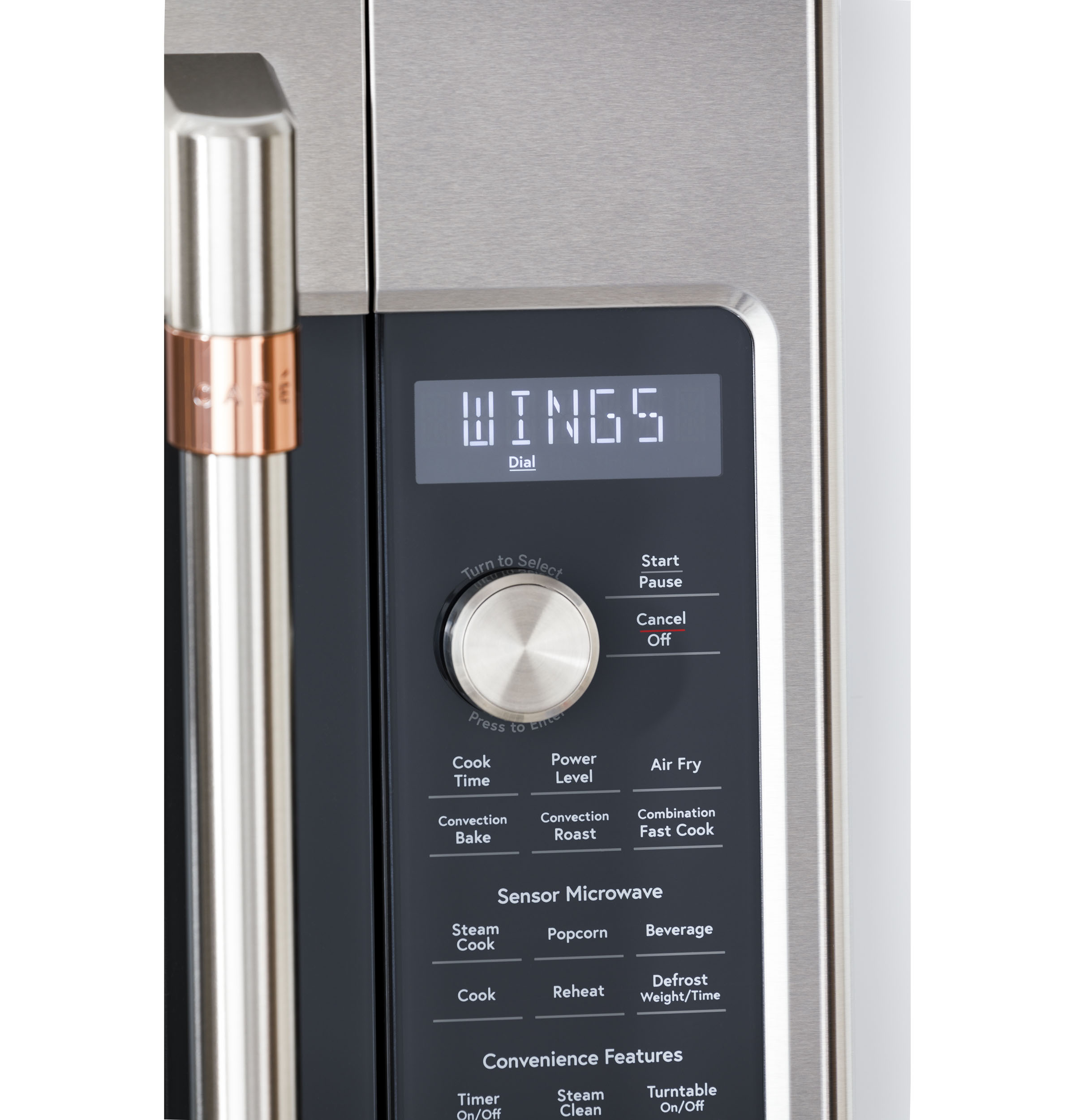 CAFE MATTE WHITE OVER-THE-RANGE MICROWAVE OVEN - White|Black - Microwaves - Additional View 11