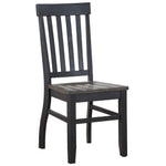 Steve Silver Furniture - RAVEN NOIR SIDE CHAIR - Dark Brown Wood - Chairs