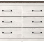 Ashley Furniture - Gerridan Dresser - White Wood - Dresser & Mirror