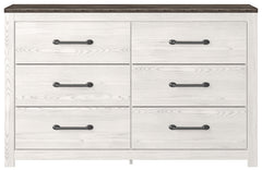 Ashley Furniture - Gerridan Dresser - White Wood - Dresser & Mirror