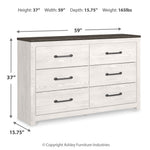 Ashley Furniture - Gerridan Dresser - White Wood - Dresser & Mirror - Additional View 6