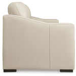 Ashley Furniture - TRESURE TROVE ALMOND SOFA - White Leather Match - Sofas - Additional View 3