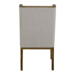 International Furniture Direct - RIVERBEND IVORY UPHOLSTERED CHAIR - Gray Fabric|Wood - Chairs - Additional View 2