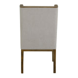 International Furniture Direct - RIVERBEND IVORY UPHOLSTERED CHAIR - Gray Fabric|Wood - Chairs - Additional View 2