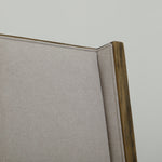 International Furniture Direct - RIVERBEND IVORY UPHOLSTERED CHAIR - Gray Fabric|Wood - Chairs - Additional View 6