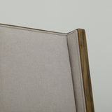 International Furniture Direct - RIVERBEND IVORY UPHOLSTERED CHAIR - Gray Fabric|Wood - Chairs - Additional View 6