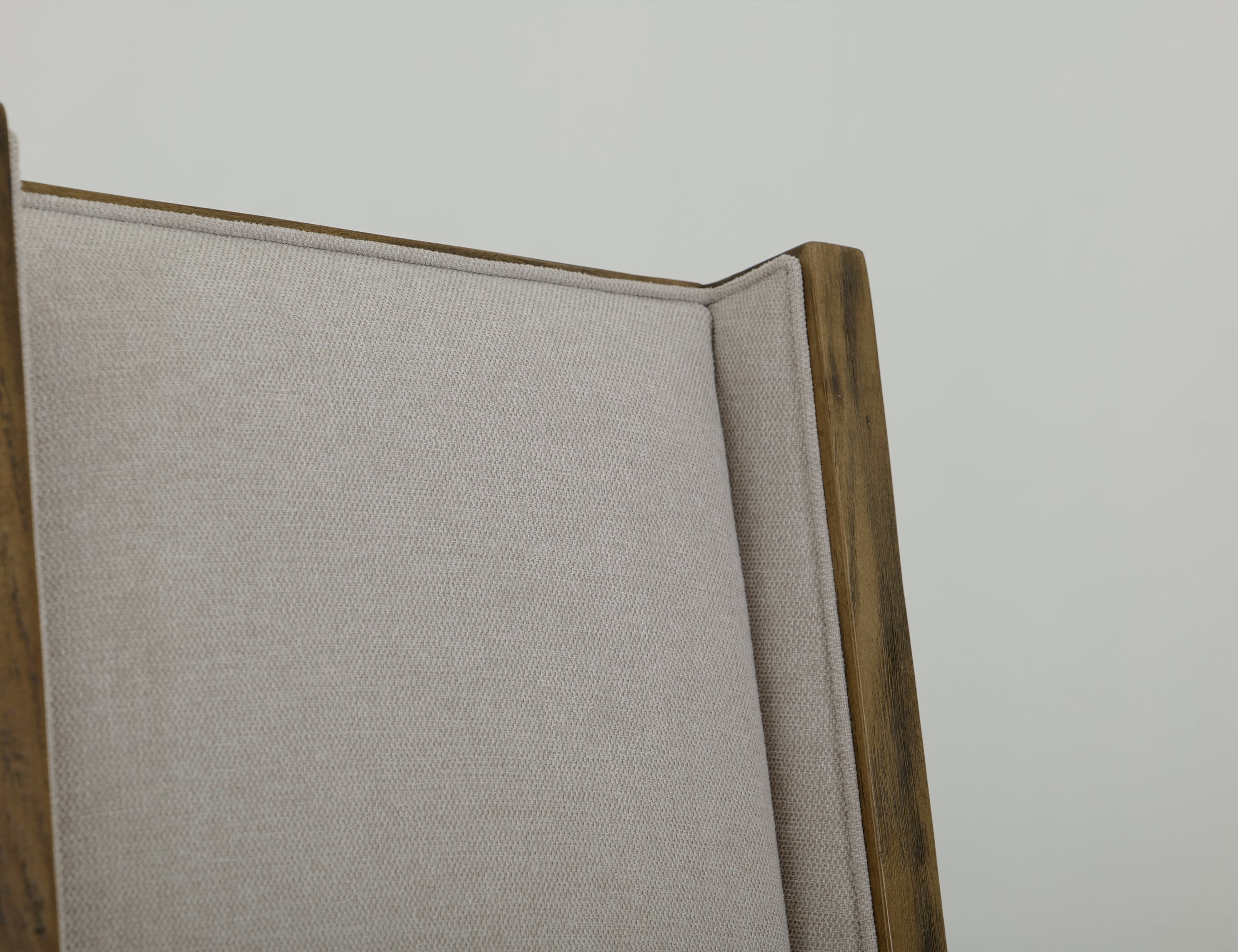 International Furniture Direct - RIVERBEND IVORY UPHOLSTERED CHAIR - Gray Fabric|Wood - Chairs - Additional View 6