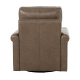 Luke Leather Swivel Glide Chair