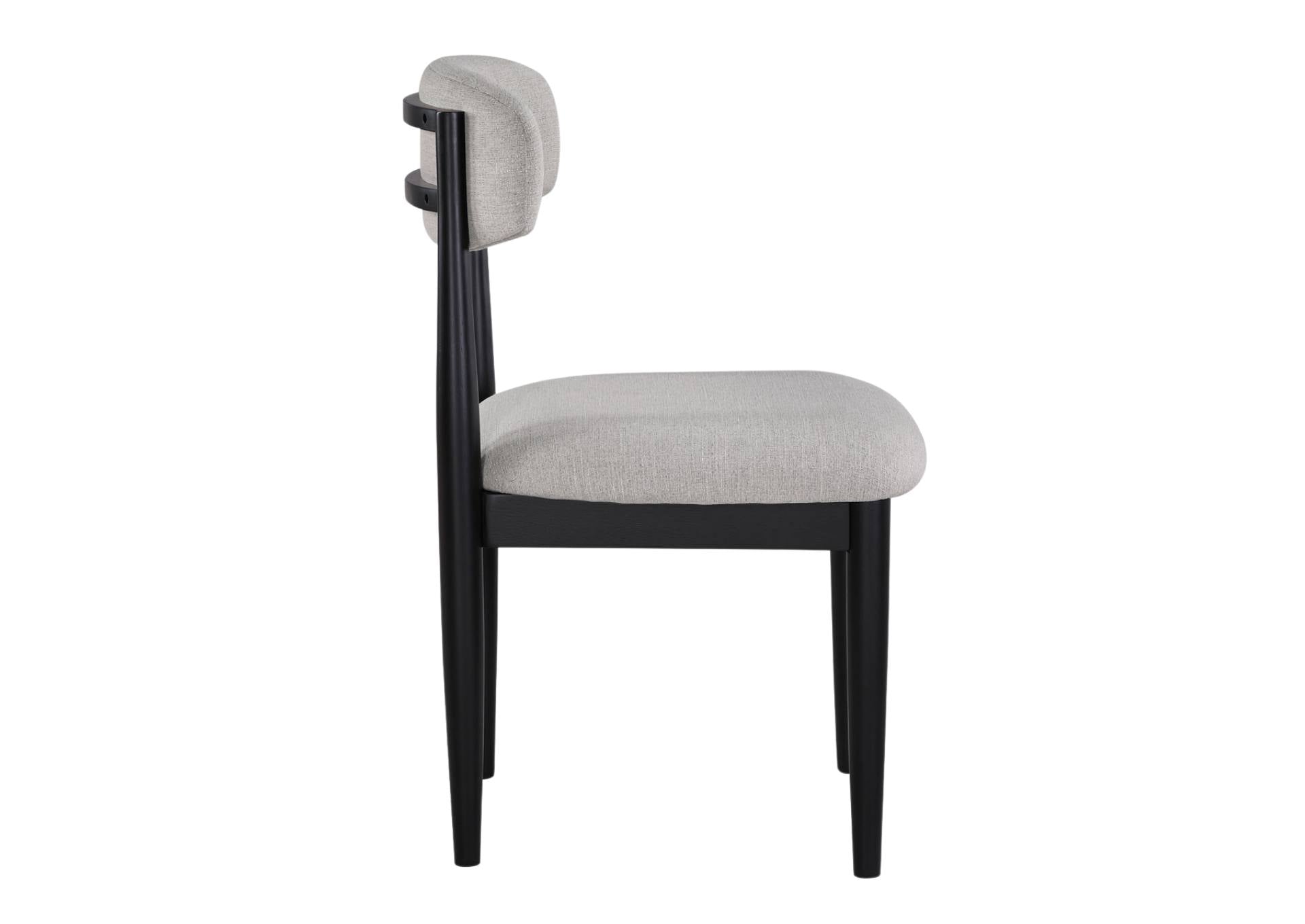 MAGNOLIA BLACK SIDE CHAIR - Additional View 2