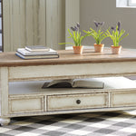 Ashley Furniture - REALYN LIFT TOP COCKTAIL TABLE - Light Brown Wood - Tables - Additional View 1