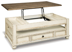Ashley Furniture - REALYN LIFT TOP COCKTAIL TABLE - Light Brown Wood - Tables - Additional View 2