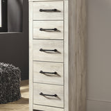 Ashley Furniture - Cambeck Narrow Chest - White - Beige Wood - Chests - Additional View 2