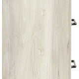 Ashley Furniture - Cambeck Narrow Chest - Whitewash - Beige Wood - Chests - Additional View 6