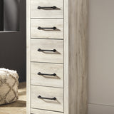 Ashley Furniture - Cambeck Narrow Chest - White - Beige Wood - Chests - Additional View 7