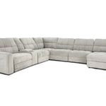 LUCIE DOVE 7 PIECE POWER SECTIONAL