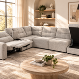 Lucie Dove 7-Piece Power Sectional