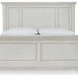 Ashley Furniture - Robbinsdale Queen Panel Bed - White - Wood - Beds - Additional View 2