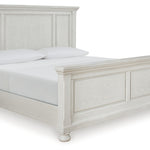 Ashley Furniture - Robbinsdale Queen Panel Bed - White - Wood - Beds