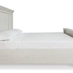 Ashley Furniture - Robbinsdale Queen Panel Bed - White - Wood - Beds - Additional View 3