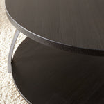 Steve Silver Furniture - COHAM COCKTAIL TABLE - Dark Brown Steel - Tables - Additional View 3
