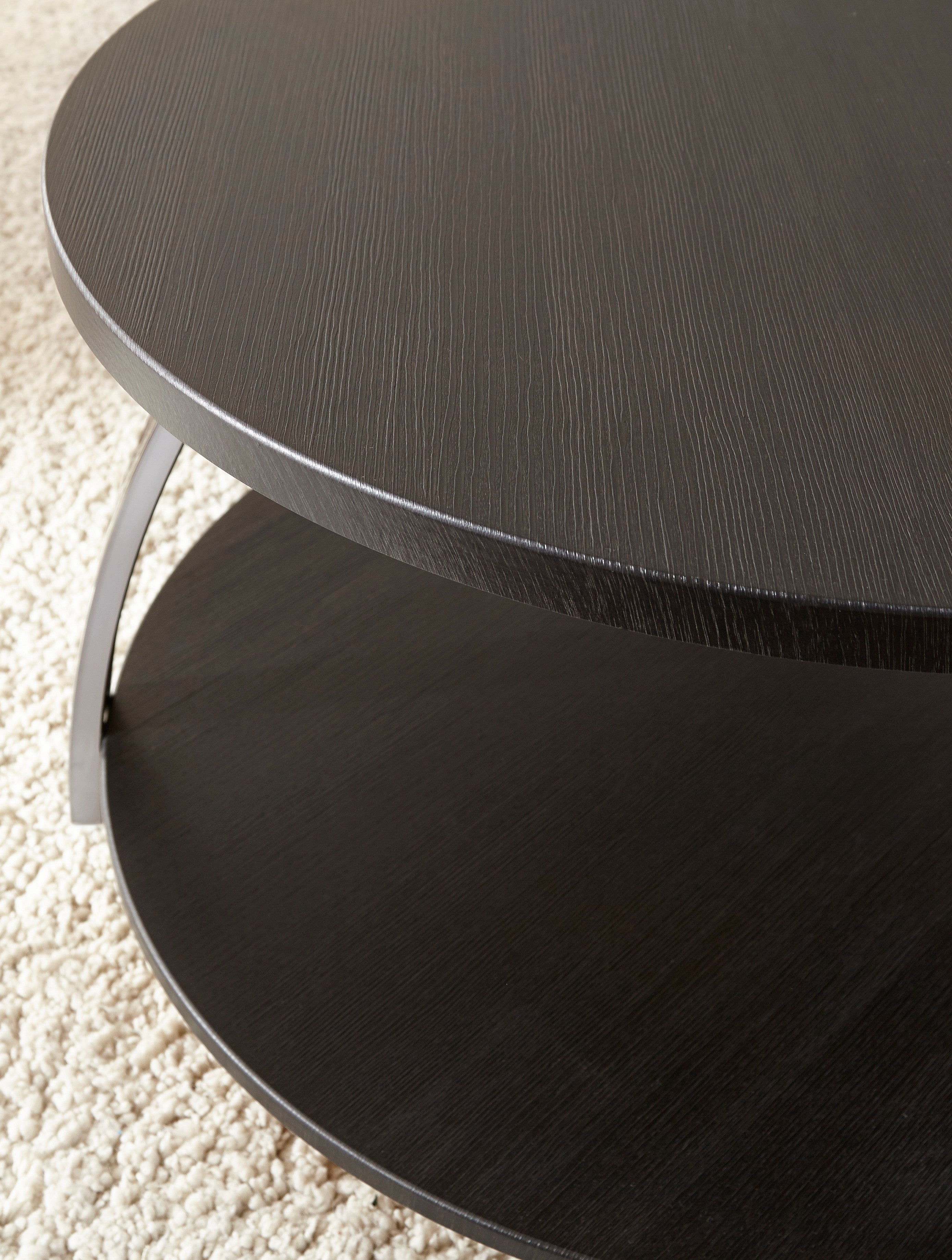 Steve Silver Furniture - COHAM COCKTAIL TABLE - Dark Brown Steel - Tables - Additional View 3